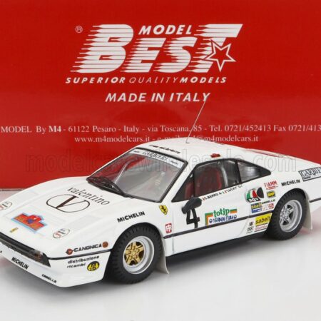 BEST-MODEL 1/43 FERRARI | 308 GTB Gr.4 N 4 RALLY D'ELBA 1984 LUCKY - BERRO | WHITE