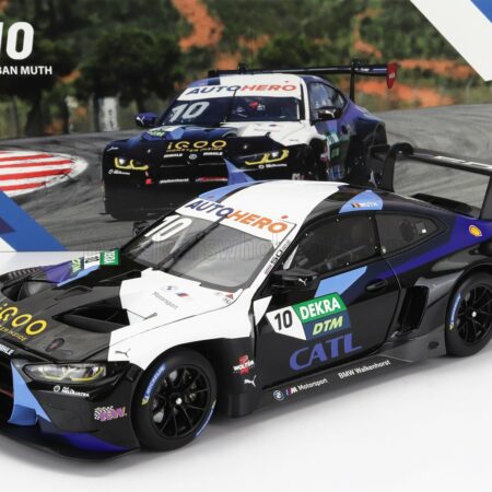 MINICHAMPS 1/18 BMW | 4-SERIES M4 GT3 TEAM WALKENHORST MOTORSPORT N 10 DTM SEASON 2022 ESTEBAN MUTH | BLACK WHITE