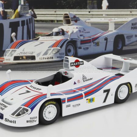 WERK83 1/18 PORSCHE | 936/77 2.1L F6 TURBO TEAM MARTINI RACING N 7 3rd 24h LE MANS 1978 H.HAYWOOD - P.GREGG - R.JOEST | WHITE RED LIGHT BLUE