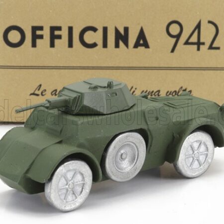 OFFICINA-942 1/76 FIAT | ANSALDO TANK AB43 AUTOBLINDO 1943 | MILITARY GREEN