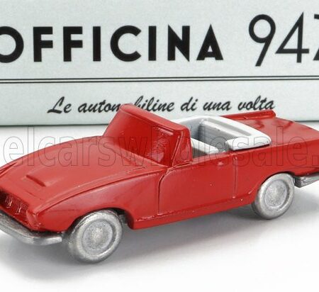 OFFICINA-942 1/76 FIAT | 1200 SPIDER CARROZZERIA GHIA CABRIOLET OPEN 1958 | RED