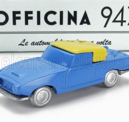 OFFICINA-942 1/76 FIAT | 1200 COUPE CARROZZERIA GHIA 1958 | BLUE CREAM