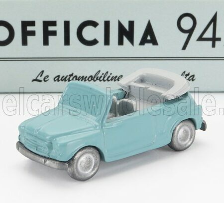 OFFICINA-942 1/76 FIAT | 600 MAGGIOLINA CARROZZERIA FRANCIS LOMBARDI CABRIOLET OPEN 1958 | LIGHT BLUE