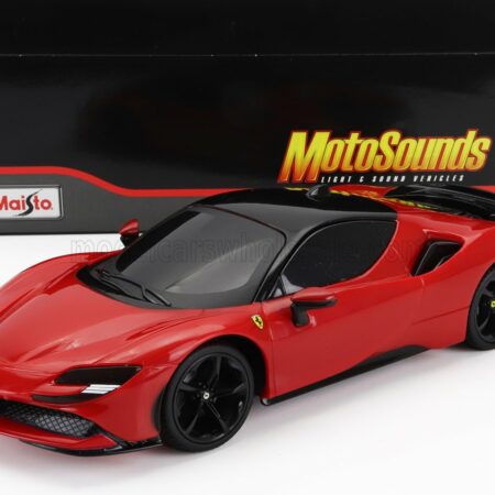 MAISTO 1/24 FERRARI | SF90 STRADALE HYBRID 1000hp 2019 | RED