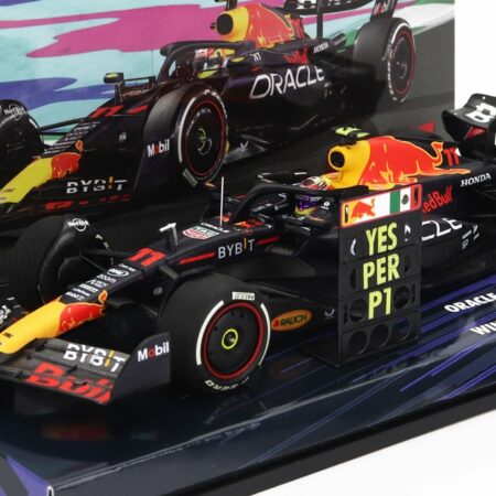 MINICHAMPS 1/43 RED BULL | F1  RB19 TEAM ORACLE RED BULL RACING N 11 WINNER SAUDI ARABIAN GP 2023 SERGIO PEREZ | MATT BLUE
