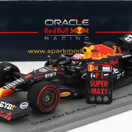 SPARK-MODEL 1/43 RED BULL | F1  RB19 TEAM ORACLE RED BULL RACING N 1 WORLD CHAMPION WINNER BRITISH GP 2023 MAX VERSTAPPEN | MATT BLUE