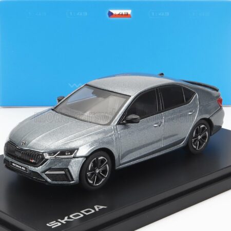 ABREX 1/43 SKODA | OCTAVIA IV RS 2020 | BLUE GREY MET