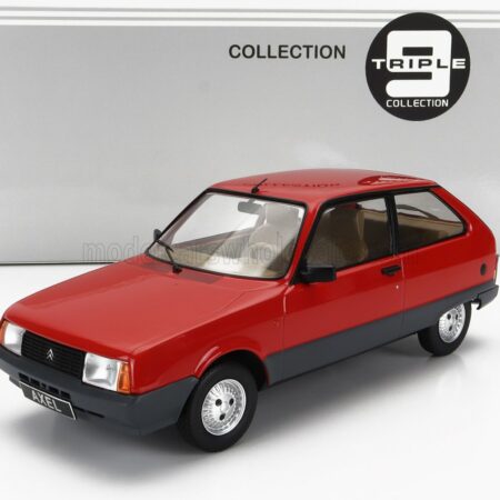 TRIPLE9 1/18 CITROEN | AXEL 12 TRS 1990 | RED GREY