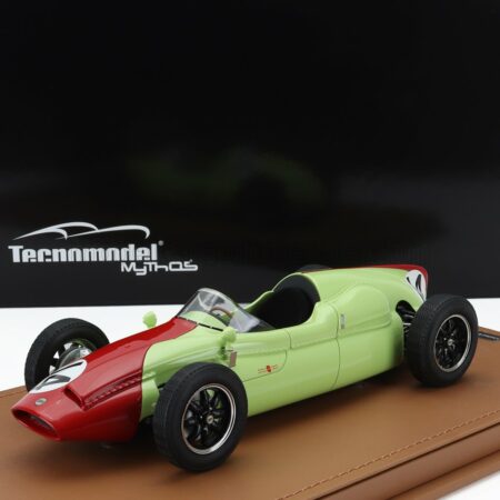 TECNOMODEL 1/18 COOPER | F1  T51 N 14 BRITISH GP 1960 OLIVIER GENDEBIEN | LIGHT GREEN RED