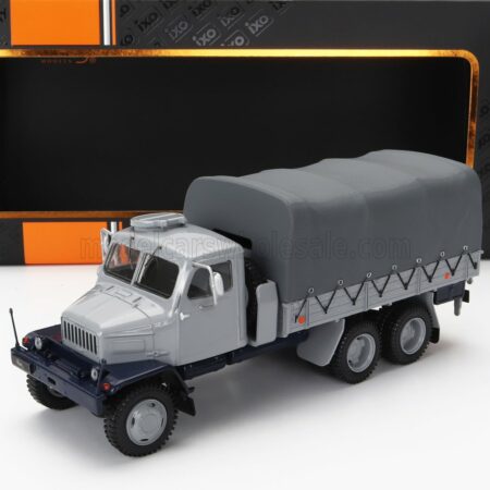 IXO-MODELS 1/43 PRAGA | V3S TRUCK 6WD TELONATO 3-ASSI 1962 | 2 TONE GREY