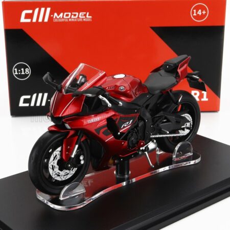 CM-MODELS 1/18 YAMAHA | YZF-R1 2022 | RED BLACK