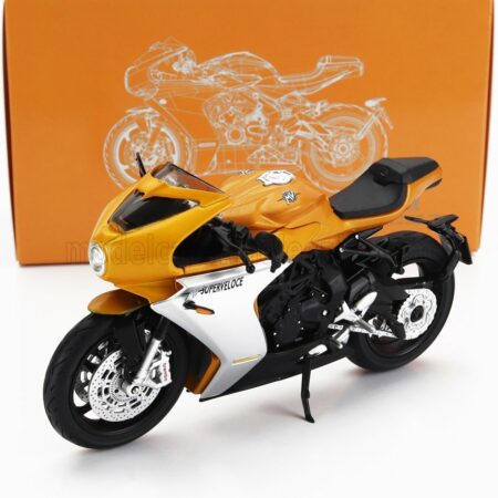 CM-MODELS 1/18 MV AGUSTA | 800 SUPERVELOCE 2022 | GOLD SILVER BLACK