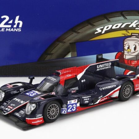 SPARK-MODEL 1/64 ORECA | GIBSON 07 GK428 4.2L V8 TEAM UNITED AUTOSPORTS USA N 23 24h LE MANS 2022 A.LYNN - O.JARVIS - J.PIERSON | BLACK RED