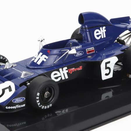 EDICOLA 1/24 TYRRELL | F1  FORD 006 TEAM ELF TYRREL N 5 WORLD CHAMPION SEASON 1973 JACKIE STEWART - BLISTER BOX | BLUE