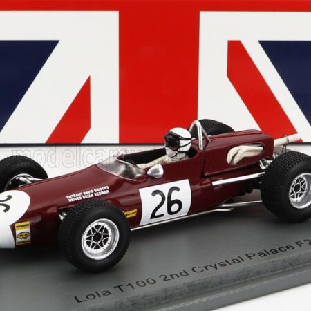 SPARK-MODEL 1/43 LOLA | F2  T100 N 26 2nd CRYSTAL PALACE 1968 B.REDMAN | RED WHITE