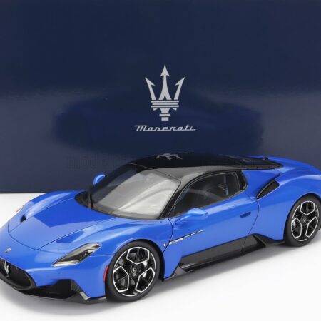 BBR-MODELS 1/18 MASERATI | MC20 GLOSS BLACK ROOF 2020 | BLU INFINITO - BLUE BLACK