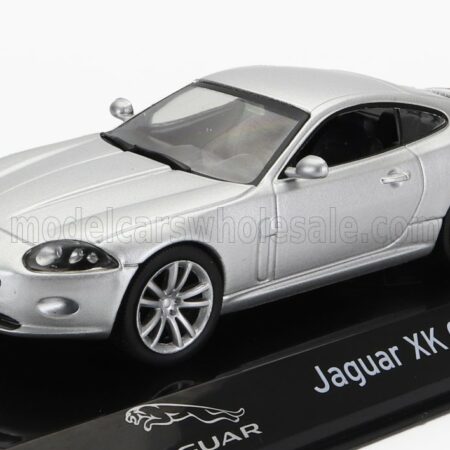 EDICOLA 1/43 JAGUAR | XK COUPE 2006 - CON VETRINA - WITH SHOWCASE | SILVER