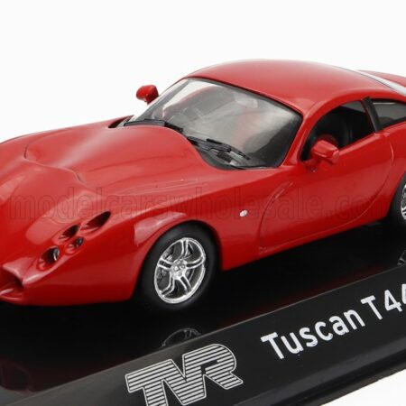 EDICOLA 1/43 TVR | TUSCAN T440R 2003 - CON VETRINA - WITH SHOWCASE | RED