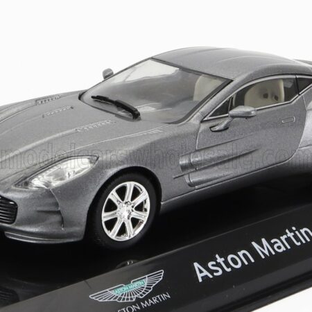 EDICOLA 1/43 ASTON MARTIN | ONE-77 2009 - CON VETRINA - WITH SHOWCASE | GREY MET