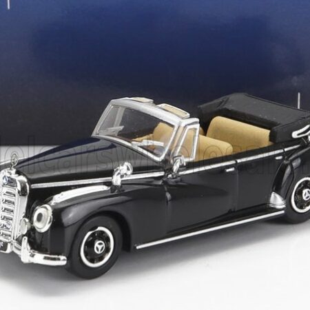 RICKO 1/87 MERCEDES BENZ | TYPE 300C CABRIOLET OPEN 1956 | BLACK