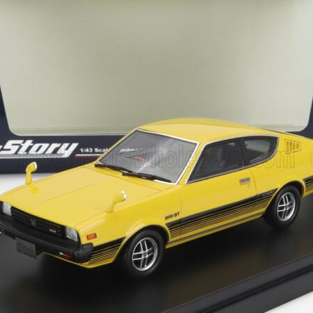 HI-STORY 1/43 MITSUBISHI | LANCER CELESTE 2000GT 1979 | YELLOW BLACK