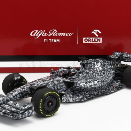 MINICHAMPS 1/18 ALFA ROMEO | F1  C42 TEAM ORLEN RACING N 24 TEST BARCELONA 2022 GUANYU ZHOU | CAMOUFLAGE