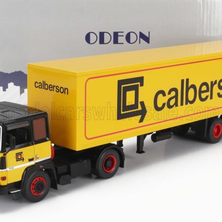 ODEON 1/43 BERLIET | TR280 TRUCK TELONATO CALBERSON 1978 | YELLOW BLACK RED