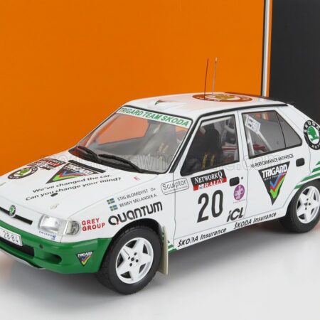 IXO-MODELS 1/18 SKODA | FELICIA N 20 RALLY RAC LOMBARD 1995 S.BLOMQVIST - B.MELANDER | WHITE GREEN