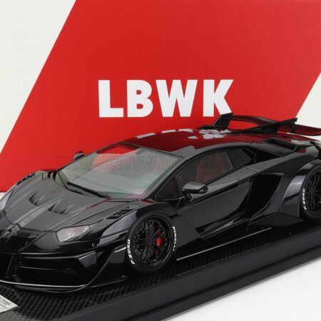 MOTORHELIX 1/18 LAMBORGHINI | AVENTADOR GT EVO LBWK LB-WORKS 2019 | BLACK MET CARBON