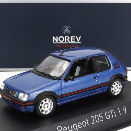 NOREV 1/43 PEUGEOT | 205 1.9 GTi 1992 | MIAMI BLUE