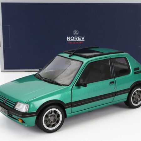 NOREV 1/18 PEUGEOT | 205 1.9 GTi GRIFFE WITH WINDOWROOF 1991 | GREEN