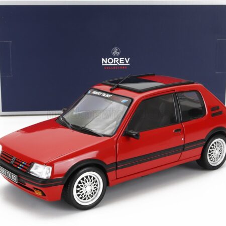 NOREV 1/18 PEUGEOT | 205 1.9 GTi PTS RIMS 1992 | RED