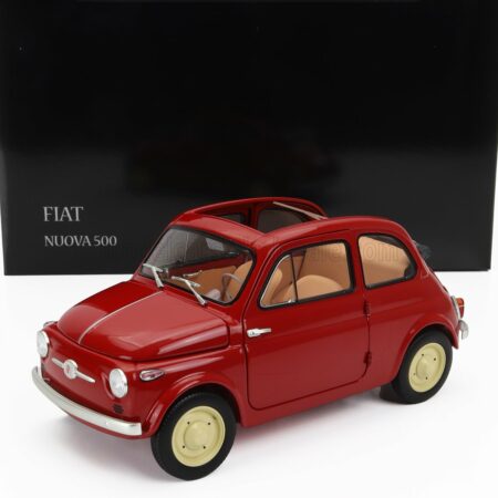 KYOSHO 1/18 FIAT | 500 D CABRIOLET OPEN 1960 | ROSSO CORALLO - RED