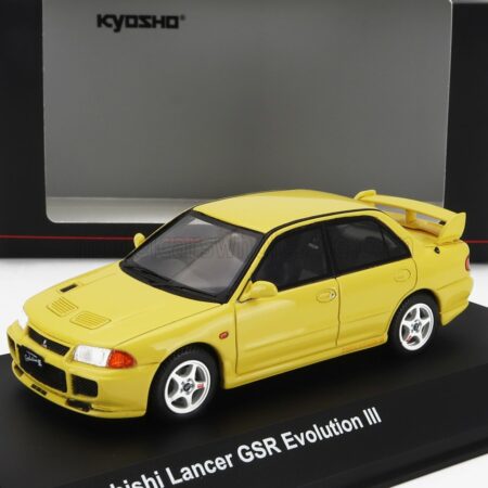 KYOSHO 1/43 MITSUBISHI | LANCER EVOLUTION III 1995 | YELLOW