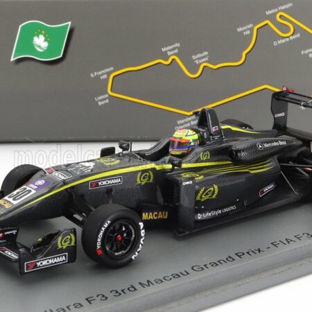 SPARK-MODEL 1/43 DALLARA | F3  TEAM DOUBLE R RACING N 30 3rd MACAU GP INTERNATIONAL CUP 2015 ALEXANDER SIMS | BLACK