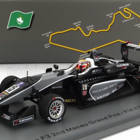 SPARK-MODEL 1/43 DALLARA | F3  TEAM VAN AMERSFOORT RACING N 15 2nd MACAU GP INTERNATIONAL CUP 2015 CHARLES LECLERC | BLACK