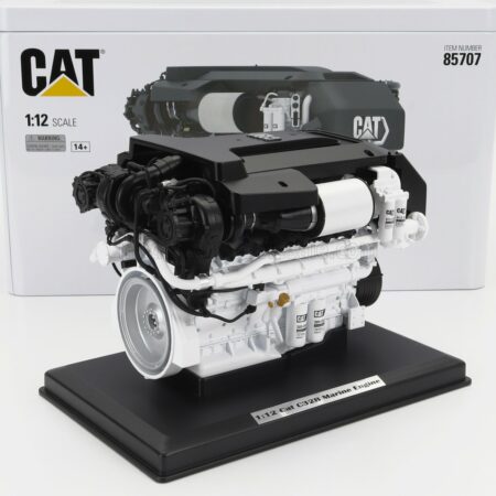 DM-MODELS 1/12 ACCESSORIES | CATERPILLAR C32B MARINE ENGINE - MOTORE A PROPULSIONE MARINO | BLACK WHITE