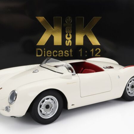 KK-SCALE 1/12 PORSCHE | 550A SPIDER 1953 | WHITE RED