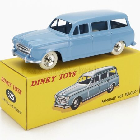 EDICOLA 1/43 PEUGEOT | 403 FAMILIALE 1969 | LIGHT BLUE