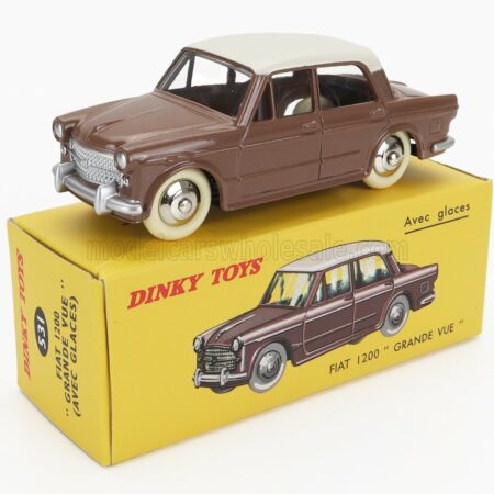 EDICOLA 1/43 FIAT | 1200 GRANDE VUE 1960 | BROWN WHITE