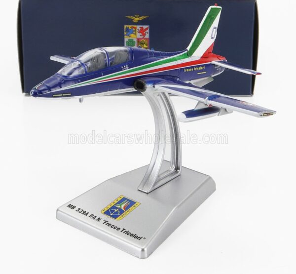 ITALERI 1/100 AERMACCHI | MB339A LIVREA 2023 N 0 FRECCE TRICOLORI - 313th GRUPPO ADDESTRAMENTO ACROBATICO ITALY | BLUE WHITE