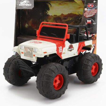 JADA 1/16 JEEP | WRANGLER SEA AND WATER LAND OPEN 2015 - JURASSIC WORLD | WHITE RED