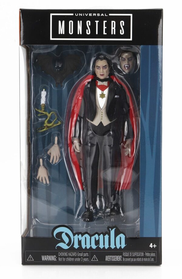 JADA 1/10 FIGURES | MONSTERS DRACULA - CM. 15.5 | BLACK RED WHITE