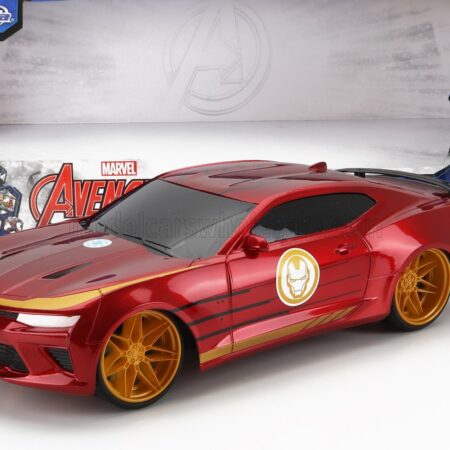 JADA 1/16 CHEVROLET | CAMARO COUPE 2016 - IRON MAN | RED GOLD