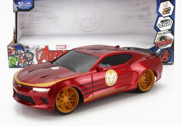 JADA 1/16 CHEVROLET | CAMARO COUPE 2016 - IRON MAN | RED GOLD