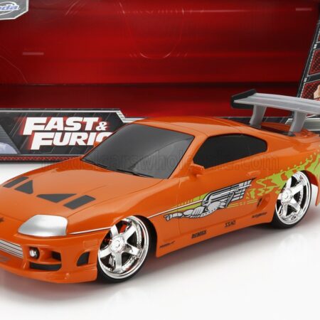 JADA 1/16 TOYOTA | BRIAN'S SUPRA MKIV 1995 - PAUL WALKER - FAST & FURIOUS | ORANGE