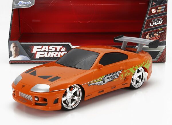 JADA 1/16 TOYOTA | BRIAN'S SUPRA MKIV 1995 - PAUL WALKER - FAST & FURIOUS | ORANGE