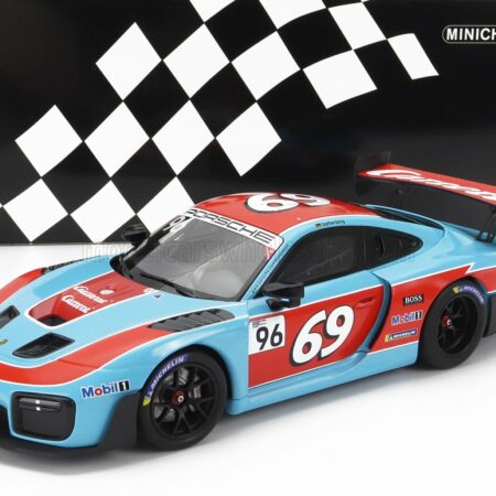 MINICHAMPS 1/18 PORSCHE | 935/19 BASE GT2 RS HERBERT MOTORSPORT N 96 SUPERSPORTSCAR WEEKEND 2019 | RED BLUE