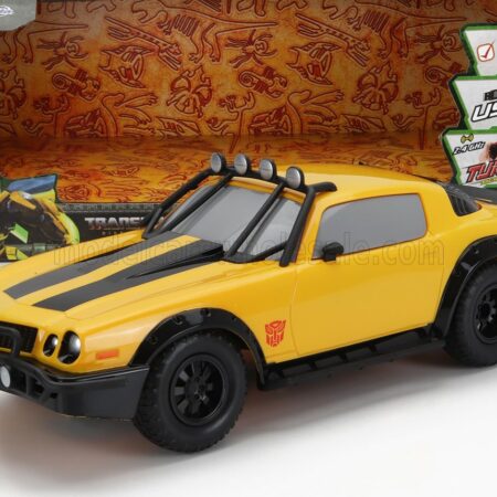 JADA 1/16 CHEVROLET | CAMARO COUPE 1977 - BUMBLEBEE TRANSFORMERS V L'ULTIMO CAVALIERE | YELLOW BLACK