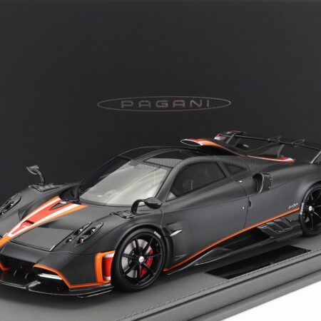 BBR-MODELS 1/18 PAGANI | IMOLA 2020 - CON VETRINA - WITH SHOWCASE | CARBON FIBER MATT BLACK